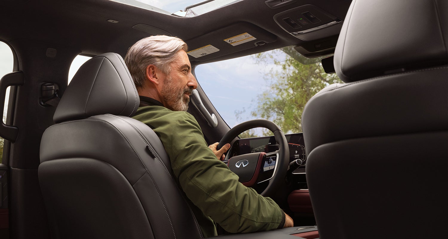 INFINITI QX50 using InTouch infotainment system